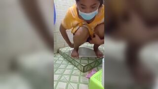 Indonesian girl feed slave