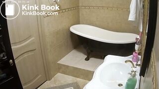 Woman pooping in Toilet 281