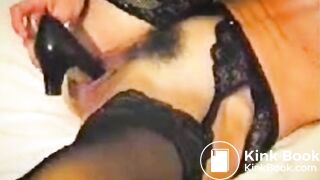 The dirtiest shoe bitch ever she fucks her shitty heels