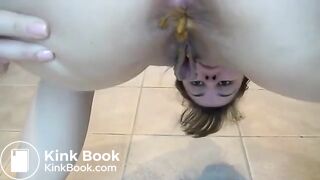 Canadian Ariel shtting in kitchin