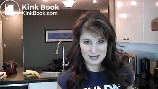 Canadian Ariel shtting in kitchin