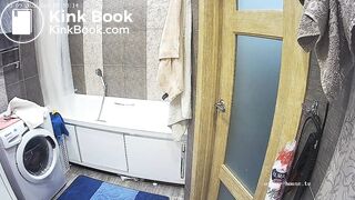 Woman pooping in Toilet 266