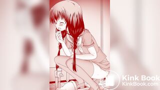 anime girl shit in wc