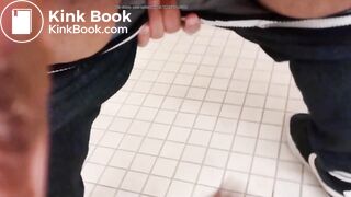 Public toilet vandal