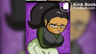 Girl jeans shart and poop animation