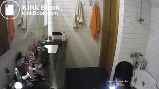 Woman pooping in Toilet 253