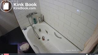 Woman pooping in Toilet 253