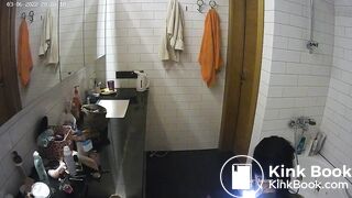 Woman pooping in Toilet 253