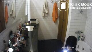 Woman pooping in Toilet 253