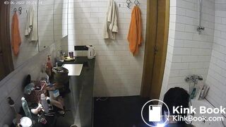 Woman pooping in Toilet 253