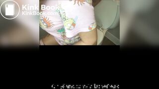 Tattooed Latina Shitting On Toilet (No Scat Visible)