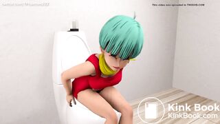 Bulma Shitting Groan Ass Slowmotion