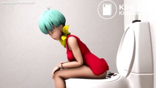 Bulma Shitting Groan Ass Slowmotion