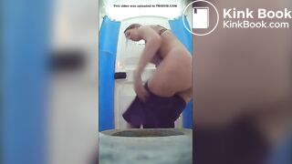 Girl bitch toilet poop