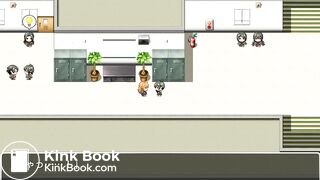 Anime girl can't hold it in