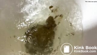 sexy girl pooping closeup - video 2