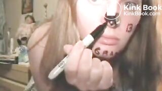 hos video 1 scat dildo in ass with crying