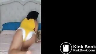 Latina girl poops her diaper - video 2