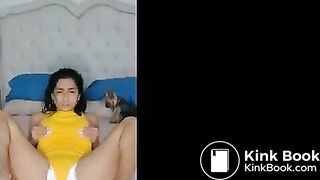 Latina girl poops her diaper - video 2