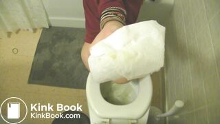 sexy girl pooping in toilet - video 8