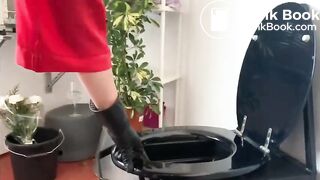 Mistress Using Her Toilet