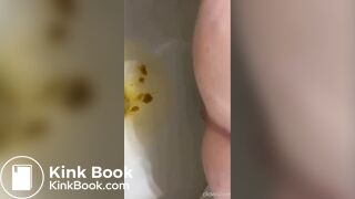mia pooping on the toilet (compilation)