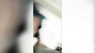 mia pooping on the toilet (compilation)