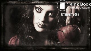 Girl shits in her toilet slave's mouth