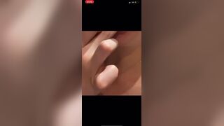 Teen eats her own shit