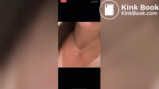 Teen eats her own shit