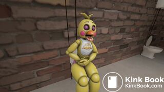 Toy chica and mangle eat to much