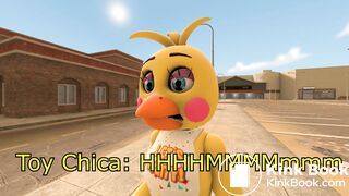 Toy chica and mangle eat to much