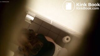 Pooping toilet public