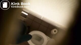 Pooping toilet public