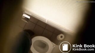 Pooping toilet public