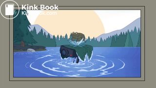 cartoon blonde girl poop