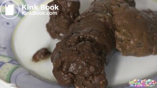 Close up shit on a plate