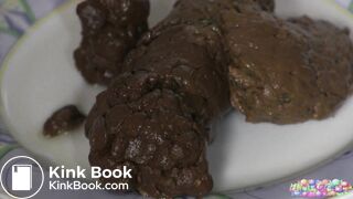 Close up shit on a plate