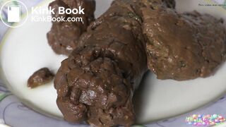 Close up shit on a plate