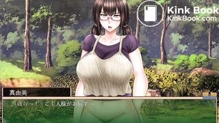 Mayumi shits at camp