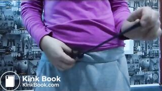 Cute girl pooping on potty 2