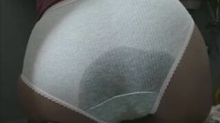 Vintage sanwa amateur panty poop 03