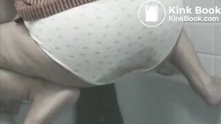 Vintage sanwa amateur panty poop 03