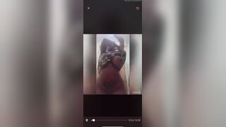 Ebony girl nasty poo