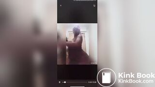 Ebony girl nasty poo
