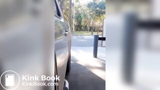 Filling her Car and Filling her Pants