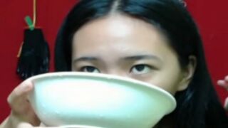 Asian girl plays dirty - video 2