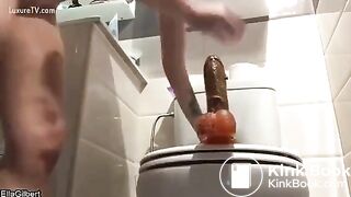 Riding shitty dildo - video 3