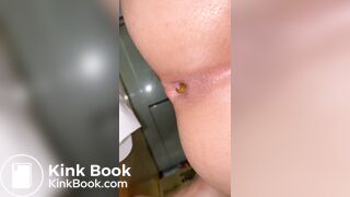 japan poop in her bf hand