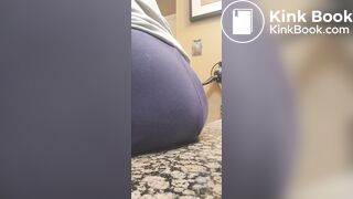 messed pants while cleaning